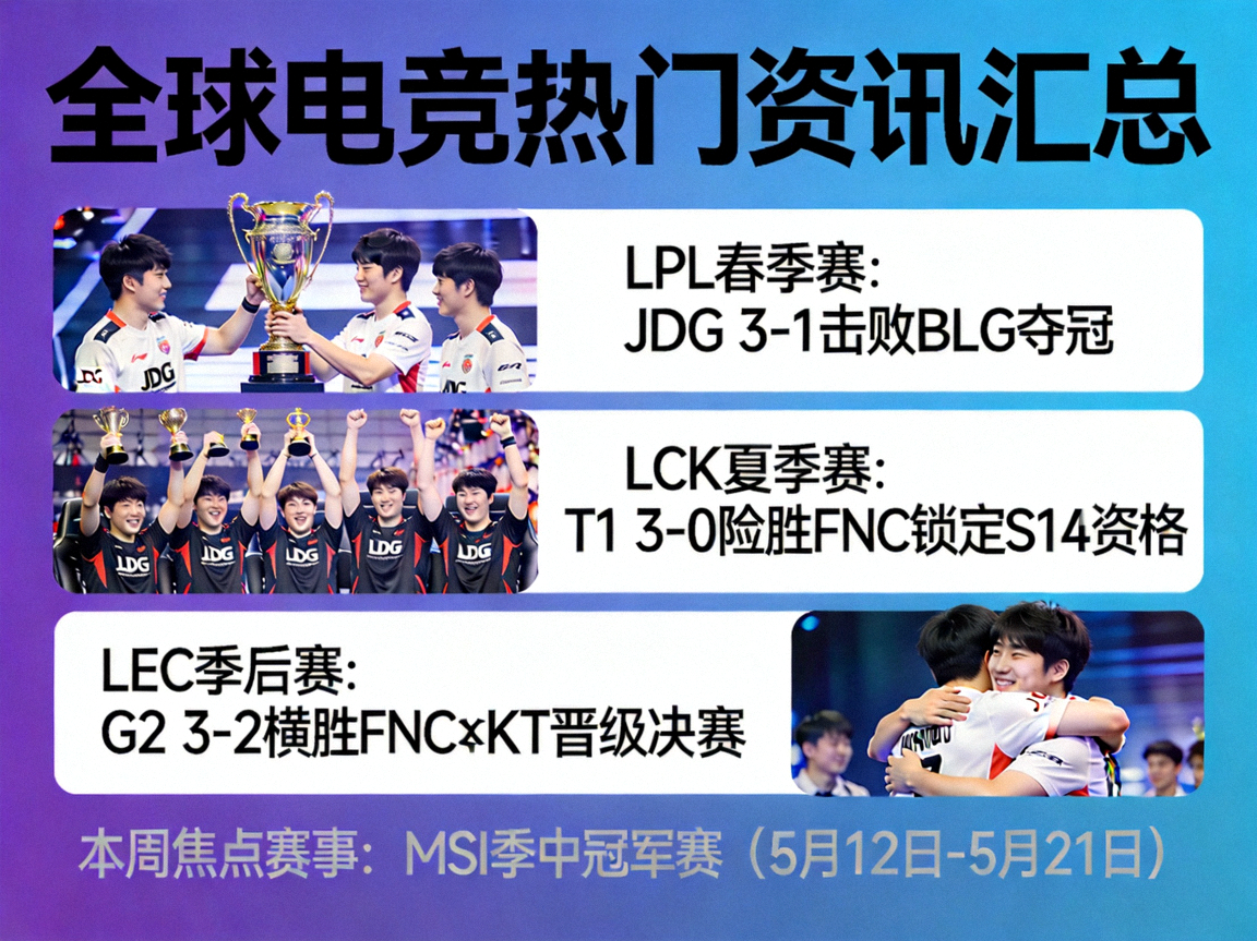 全球电竞热门资讯汇总